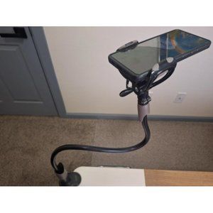 Phone Holder Bed Gooseneck Mount - Cell Phone Clamp Clip for Desk
